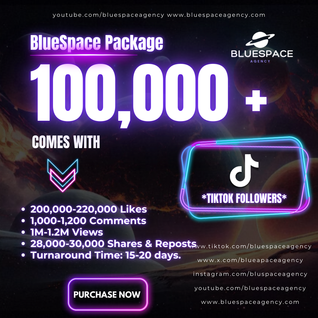 BlueSpace Package - 100,000 Followers
