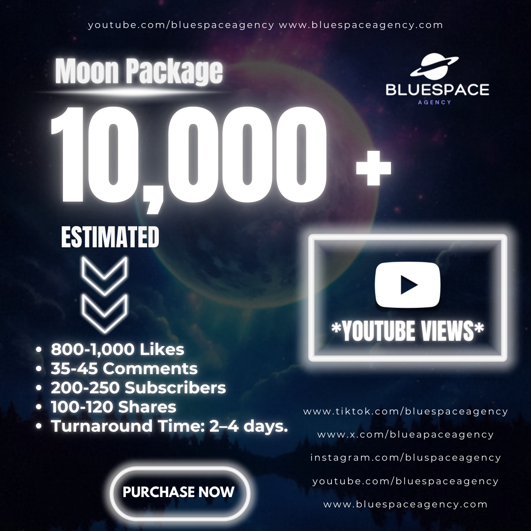 Moon Package - 10,000 Views
